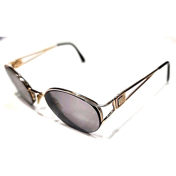 Givenchy 1017 001 No Lenses Vintage Gold Sunglasses/Eyeglasses 52-21 130 France